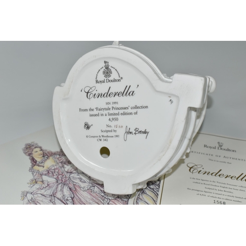 361 - A ROYAL DOULTON LIMITED EDITION 'CINDERELLA' FIGURINE, HN3991, from the 'Fairytale Princesses' colle... 