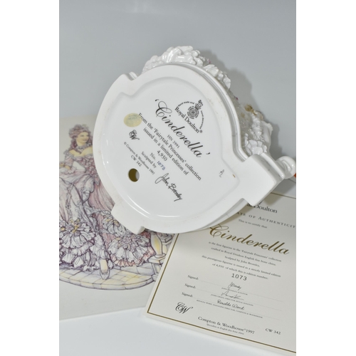 408 - A ROYAL DOULTON LIMITED EDITION 'CINDERELLA' FIGURINE, HN3991, from the 'Fairytale Princesses' colle... 