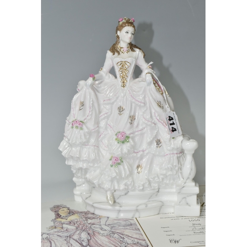 414 - A ROYAL DOULTON LIMITED EDITION 'CINDERELLA' FIGURINE, HN3991, from the 'Fairytale Princesses' colle... 