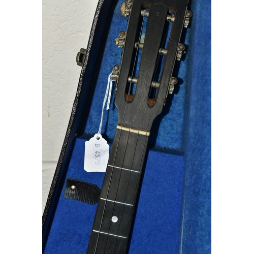 441 - A BANJO AND HARD CASE, comprising 'The New Windsor' patent Zither Banjo made by A.O Windsor of Birmi... 