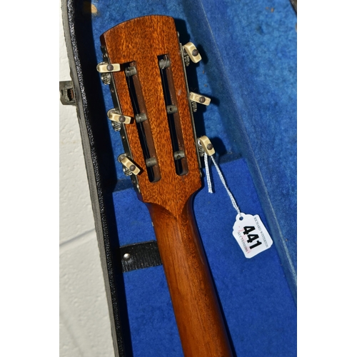 441 - A BANJO AND HARD CASE, comprising 'The New Windsor' patent Zither Banjo made by A.O Windsor of Birmi... 