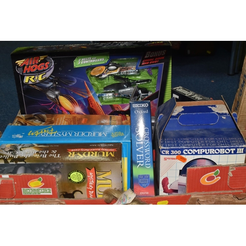 455 - A QUANTITY OF ASSORTED TOYS AND GAMES, to include boxed Spears Brickplayer set, boxed Merit Merry Mi... 