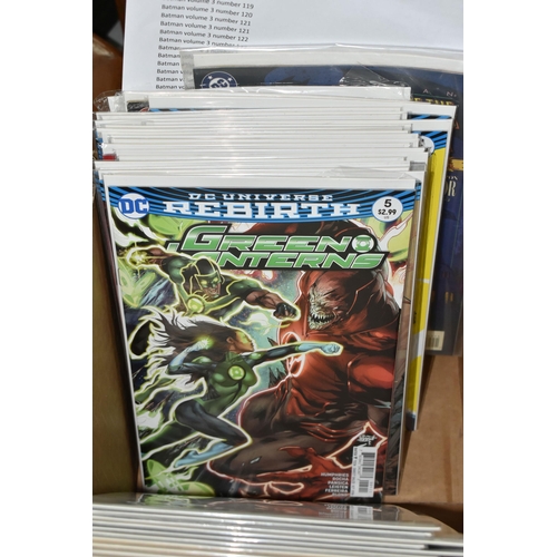 465 - A BOX OF COMICS, almost entirely DC from the 2010s, comics' interiors unchecked, full list available... 