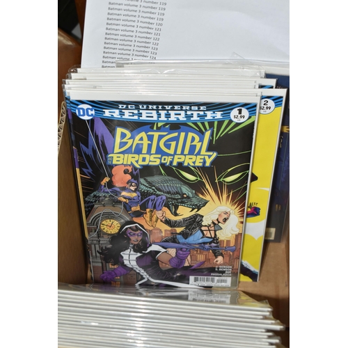 465 - A BOX OF COMICS, almost entirely DC from the 2010s, comics' interiors unchecked, full list available... 