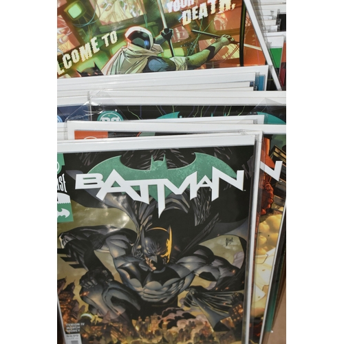 465 - A BOX OF COMICS, almost entirely DC from the 2010s, comics' interiors unchecked, full list available... 