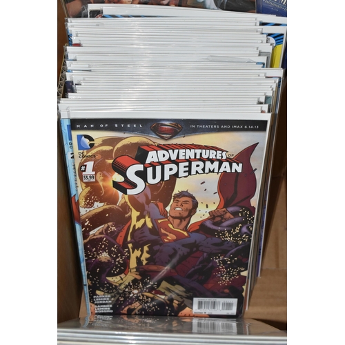 465 - A BOX OF COMICS, almost entirely DC from the 2010s, comics' interiors unchecked, full list available... 