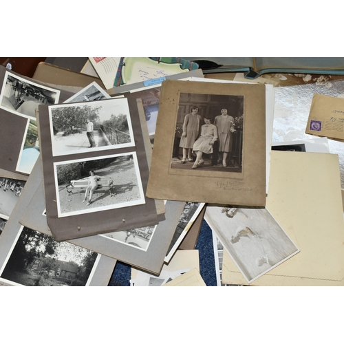 488 - THREE OLD CASES CONTAINING A COLLECTION OF MAGAZINES, LETTERS, POSTCARDS, FIVE 1950'S ORDNANCE SURVE... 