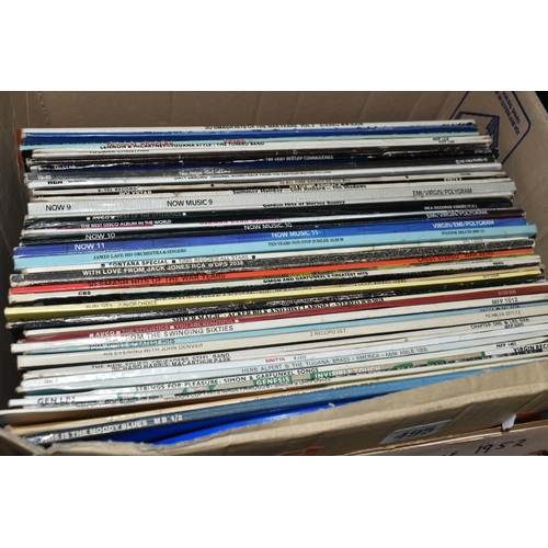 495 - FOUR BOXES OF LPS AND CDS, approximately one hundred and twelve LPs, twenty singles, one hundred and... 