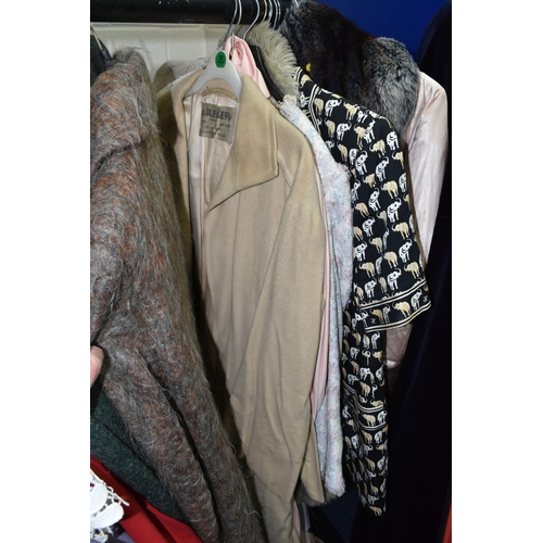 529 - THREE BOXES AND LOOSE VINTAGE CLOTHING AND ACCESSORIES, to include a collection of ladies' silk scar... 