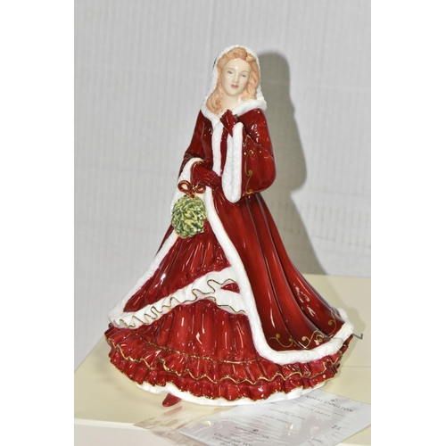 539 - FOUR BOXED ROYAL DOULTON CHRISTMAS DAY FIGURINES, comprising Christmas Day 2000 HN4242, 2005 HN4723,... 