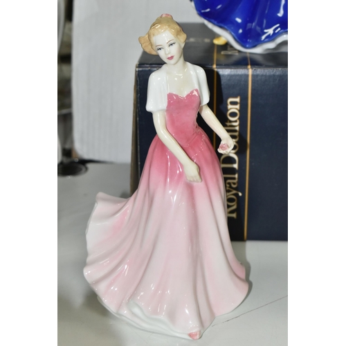 541 - SIX ROYAL DOULTON FIGURINES, comprising Becky HN2740, Patricia HN2715, My Best Friend HN3011, Premie... 