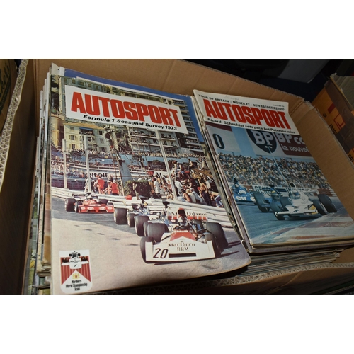 EIGHT BOXES OF AUTOSPORT MAGAZINES, Editions Range From 1971 To 2015 ...