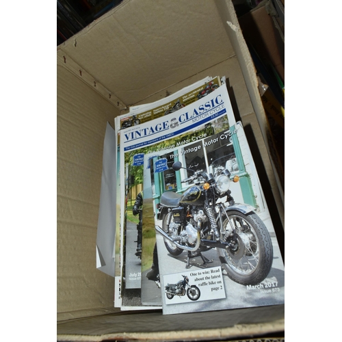 542 - EIGHT BOXES OF AUTOSPORT MAGAZINES, editions range from 1971 to 2015 together with a box containing ... 