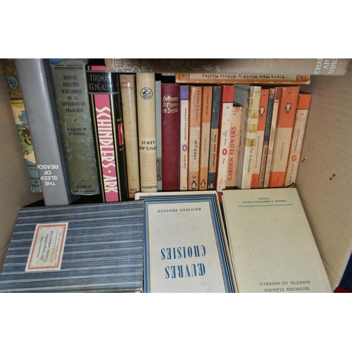 550 - ONE BOX OF BOOKS containing thirty-five miscellaneous titles in hardback and paperback format to inc... 