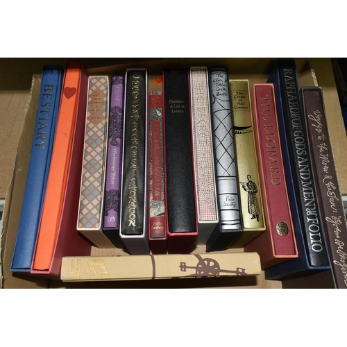 595 - FOURTEEN FOLIO SOCIETY BOOKS, comprising Frederick Raphael 'Of Gods And Men', 'Cyrano De Bergerac's ... 