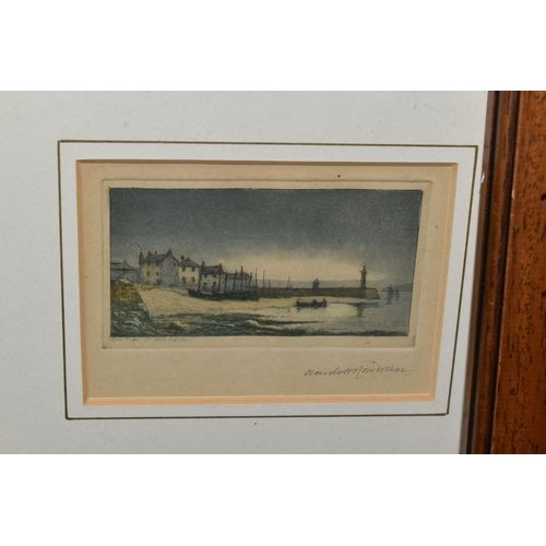 610 - A SMALL SELECTION OF PAINTINGS AND PRINTS ETC, to include a coastal landscape by Henry E. Tozer date... 