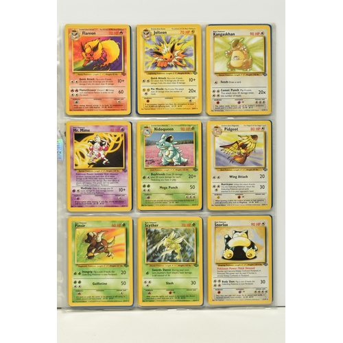 472 - POKEMON COMPLETE JUNGLE SET, all 64 cards are present, no first editions are included, condition ran... 