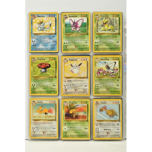 472 - POKEMON COMPLETE JUNGLE SET, all 64 cards are present, no first editions are included, condition ran... 