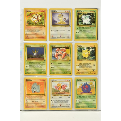 472 - POKEMON COMPLETE JUNGLE SET, all 64 cards are present, no first editions are included, condition ran... 