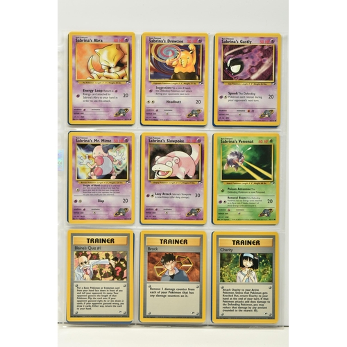 475 - POKEMON COMPLETE GYM HEROES SET, all 132 cards are present, no first editions are included, conditio... 