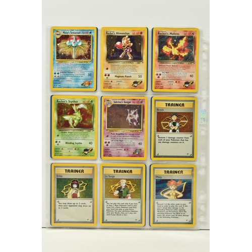 475 - POKEMON COMPLETE GYM HEROES SET, all 132 cards are present, no first editions are included, conditio... 