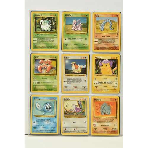 477 - POKEMON COMPLETE BASE SET 2, all 130 cards are present, condition ranges from lightly played to exce... 