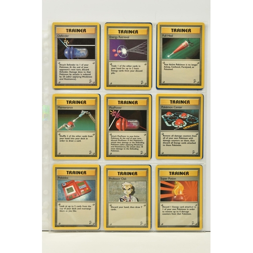 477 - POKEMON COMPLETE BASE SET 2, all 130 cards are present, condition ranges from lightly played to exce... 