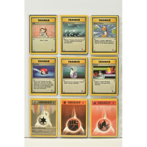 477 - POKEMON COMPLETE BASE SET 2, all 130 cards are present, condition ranges from lightly played to exce... 