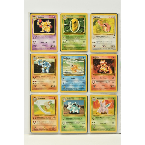 477 - POKEMON COMPLETE BASE SET 2, all 130 cards are present, condition ranges from lightly played to exce... 