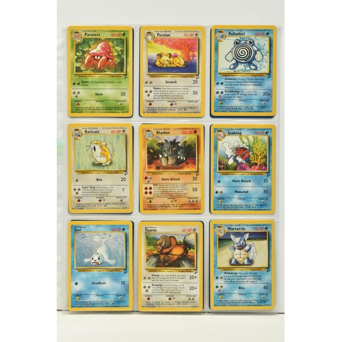 477 - POKEMON COMPLETE BASE SET 2, all 130 cards are present, condition ranges from lightly played to exce... 