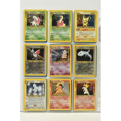 478 - POKEMON COMPLETE NEO GENESIS SET, all 111 cards are present, no first editions are included, conditi... 