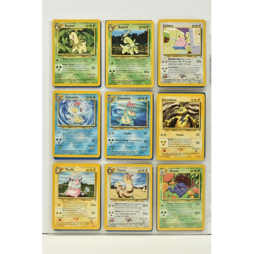 478 - POKEMON COMPLETE NEO GENESIS SET, all 111 cards are present, no first editions are included, conditi... 