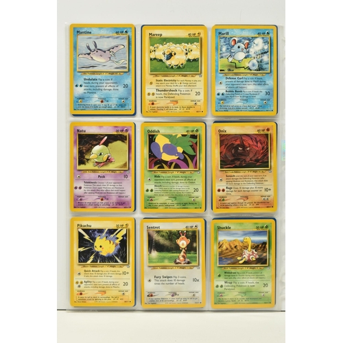 478 - POKEMON COMPLETE NEO GENESIS SET, all 111 cards are present, no first editions are included, conditi... 