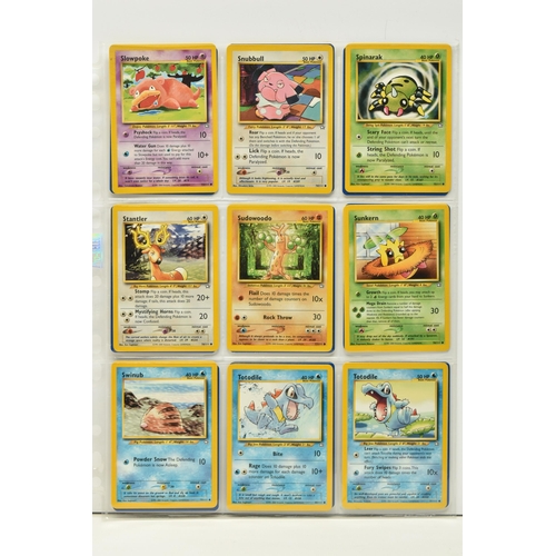 478 - POKEMON COMPLETE NEO GENESIS SET, all 111 cards are present, no first editions are included, conditi... 