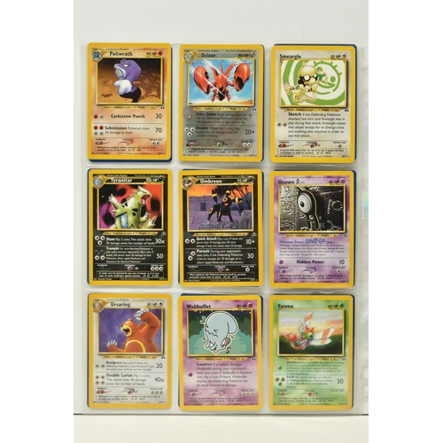 479 - POKEMON COMPLETE NEO DISCOVERY SET, all 75 cards are present, no first editions are included, condit... 