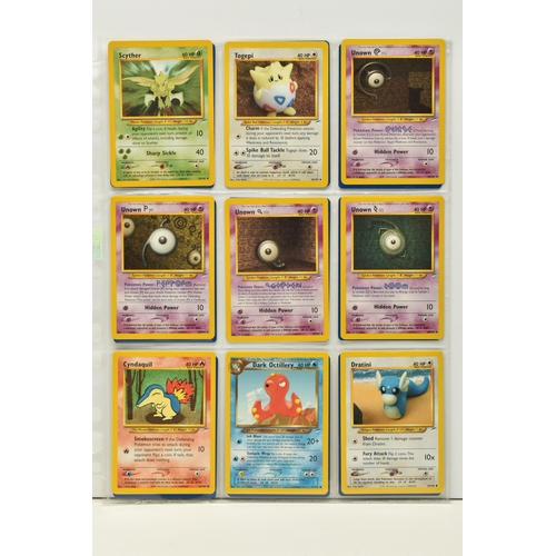 481 - POKEMON COMPLETE NEO DESTINY SET, all 113 cards are present, including all the secret rare shining c... 