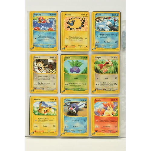 483 - POKEMON COMPLETE EXPEDITION MASTER SET, all cards are present, including their reverse holo variants... 