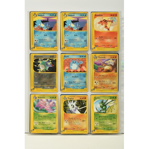 484 - POKEMON COMPLETE AQUAPOLIS MASTER SET, all cards are present, including the secret rare Kingdra, Lug... 