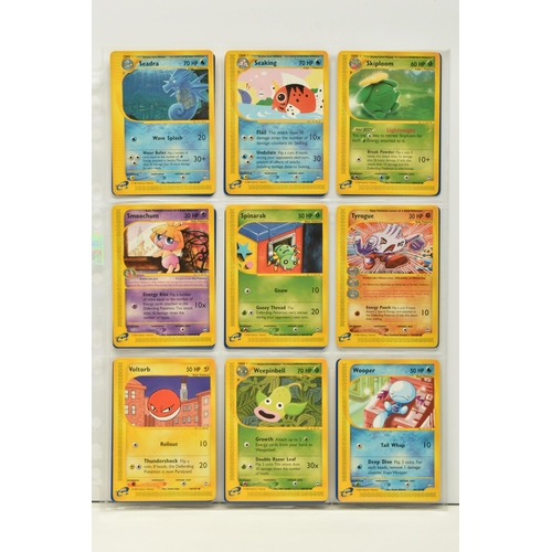 484 - POKEMON COMPLETE AQUAPOLIS MASTER SET, all cards are present, including the secret rare Kingdra, Lug... 