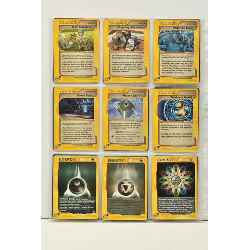 484 - POKEMON COMPLETE AQUAPOLIS MASTER SET, all cards are present, including the secret rare Kingdra, Lug... 