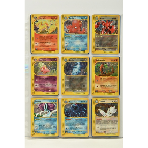 484 - POKEMON COMPLETE AQUAPOLIS MASTER SET, all cards are present, including the secret rare Kingdra, Lug... 