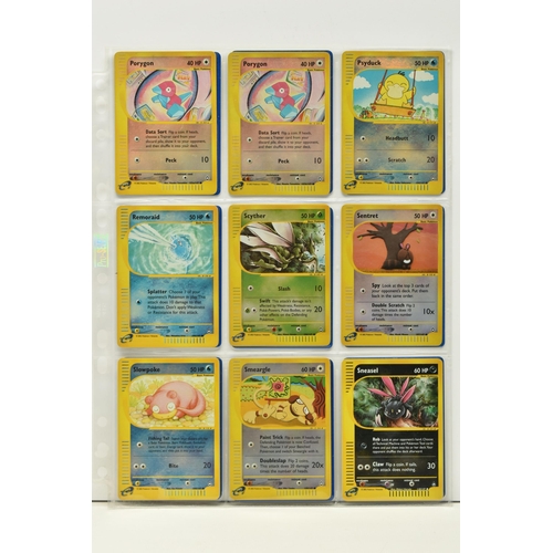 484 - POKEMON COMPLETE AQUAPOLIS MASTER SET, all cards are present, including the secret rare Kingdra, Lug... 