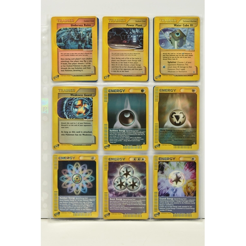 484 - POKEMON COMPLETE AQUAPOLIS MASTER SET, all cards are present, including the secret rare Kingdra, Lug... 