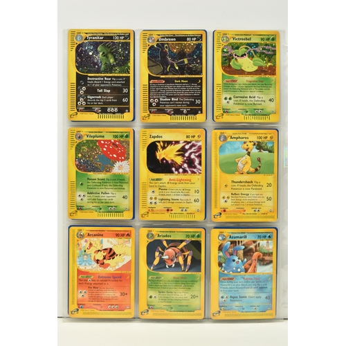 484 - POKEMON COMPLETE AQUAPOLIS MASTER SET, all cards are present, including the secret rare Kingdra, Lug... 