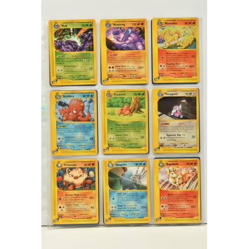 484 - POKEMON COMPLETE AQUAPOLIS MASTER SET, all cards are present, including the secret rare Kingdra, Lug... 