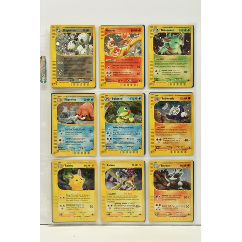 485 - POKEMON COMPLETE SKYRIDGE MASTER SET, all cards are present, including all the secret rare cards and... 