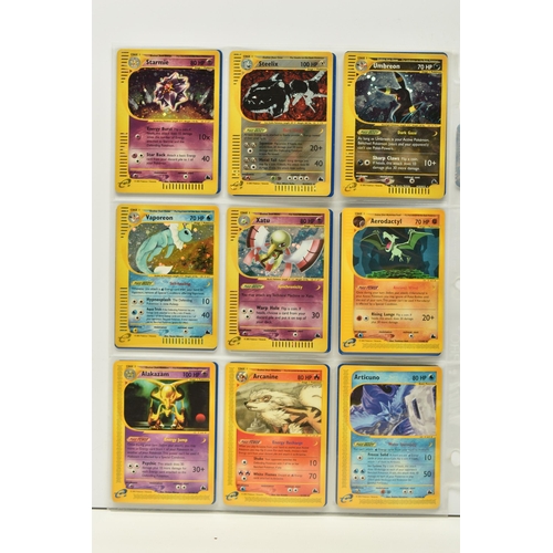 485 - POKEMON COMPLETE SKYRIDGE MASTER SET, all cards are present, including all the secret rare cards and... 