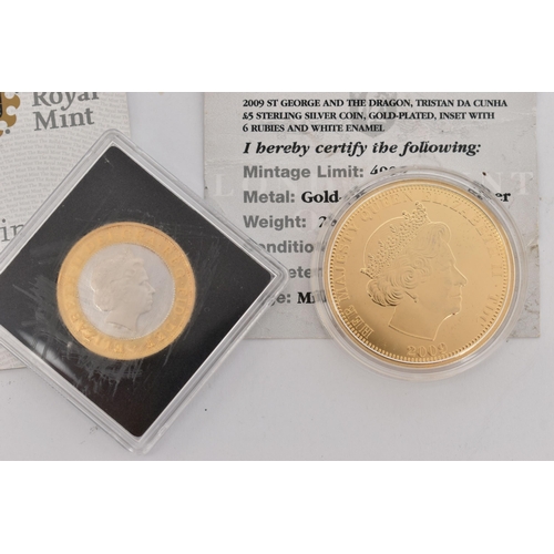 148 - TWO COINS, to include a cased '2009 UK Charles Darwin £2 Silver Proof Coin, with COA, and a cased 20... 