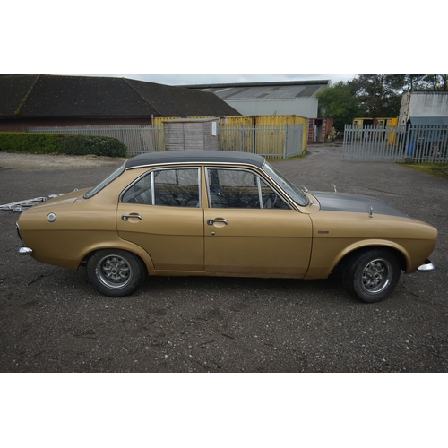 1000 - A 1971 FORD ESCORT MK I 1300XL FOUR DOOR SALOON, first registered 16/03/1971 with registration plate... 