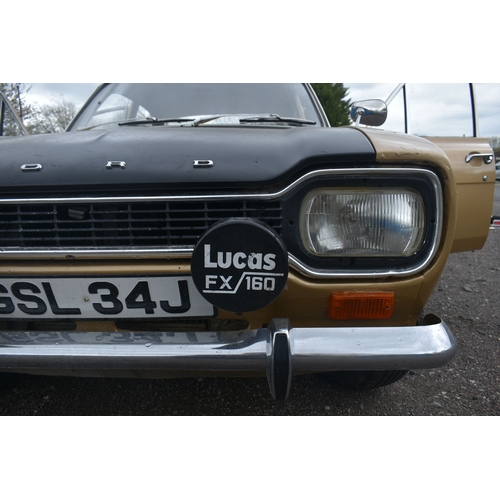 1000 - A 1971 FORD ESCORT MK I 1300XL FOUR DOOR SALOON, first registered 16/03/1971 with registration plate... 